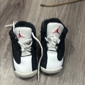 Kids Jordan Black and White Sneakers